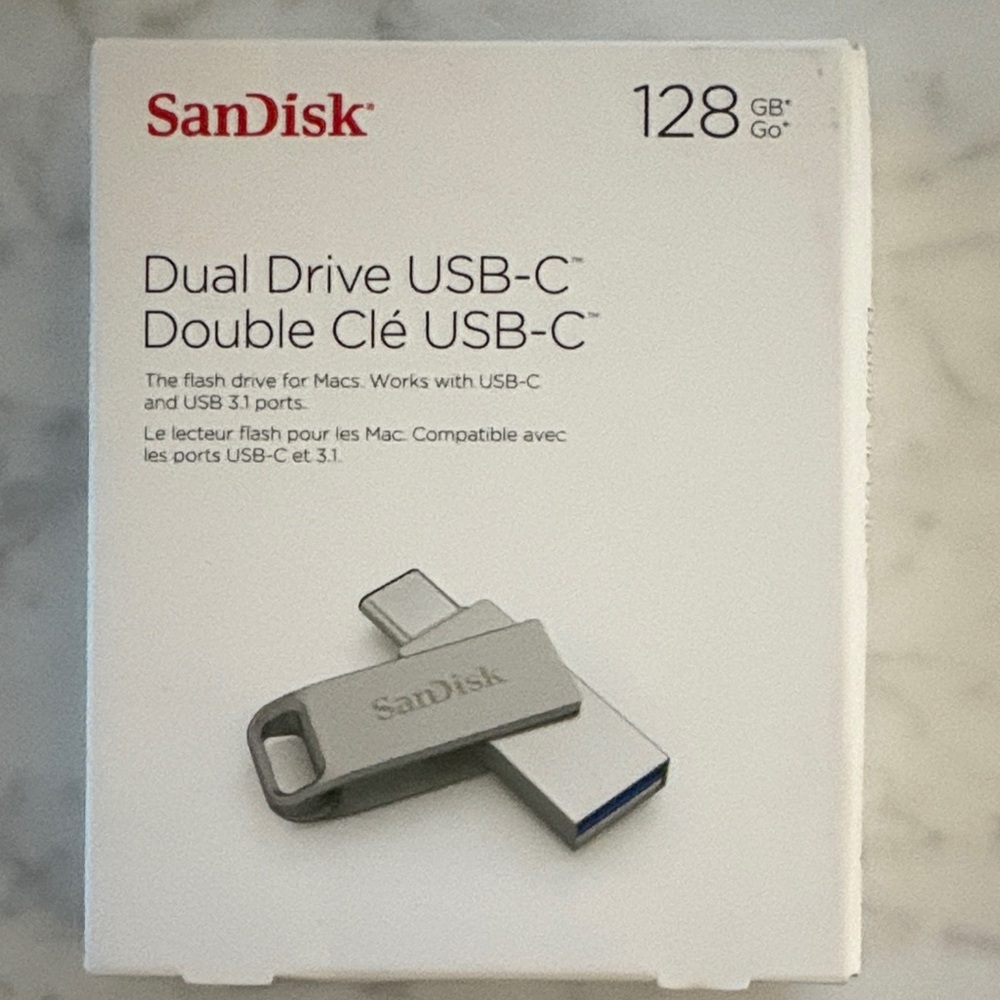 SanDisk Dual Drive USB-C - Silver